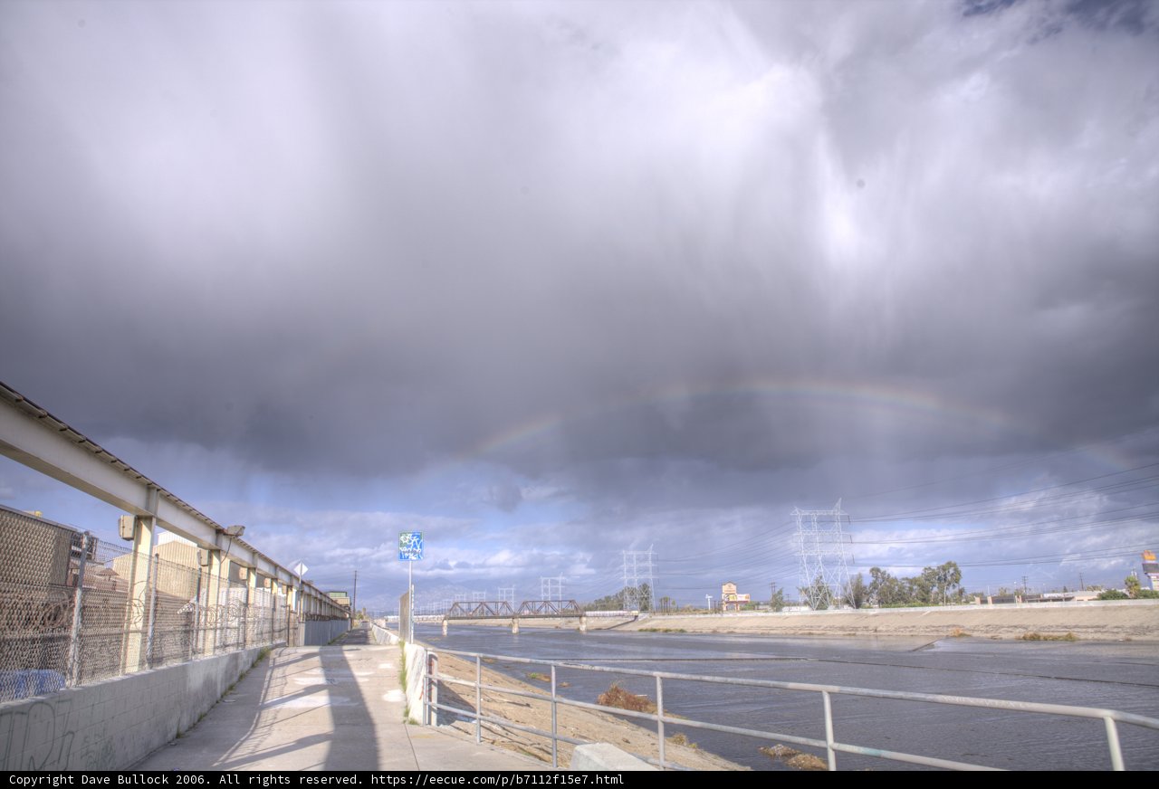 A Stunning Rainbow Over a Serene River