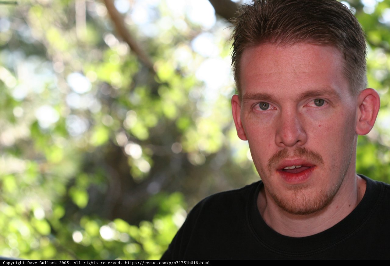 Black Shirt and Mustache