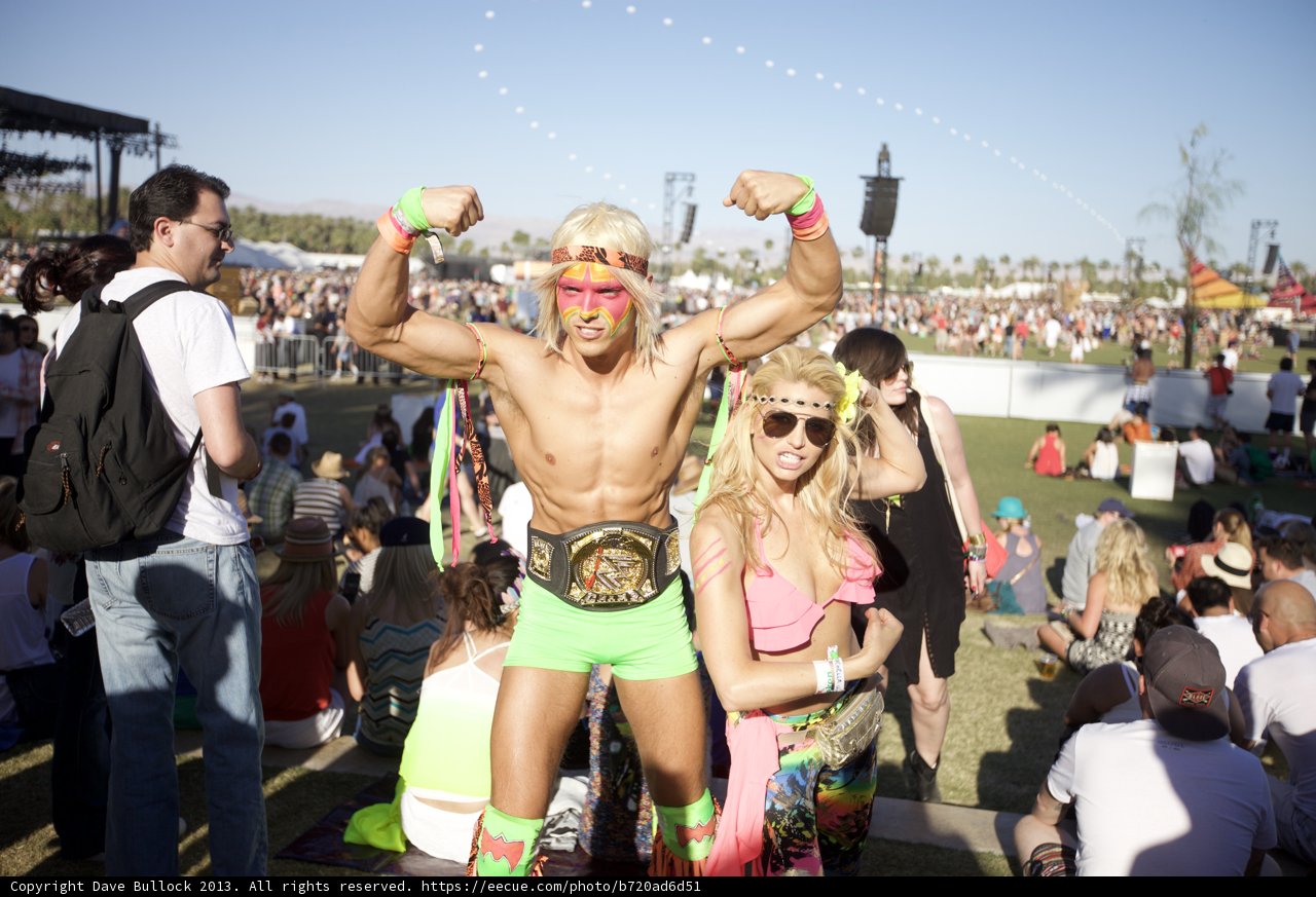 Colorful Duo Takes Over Coachella