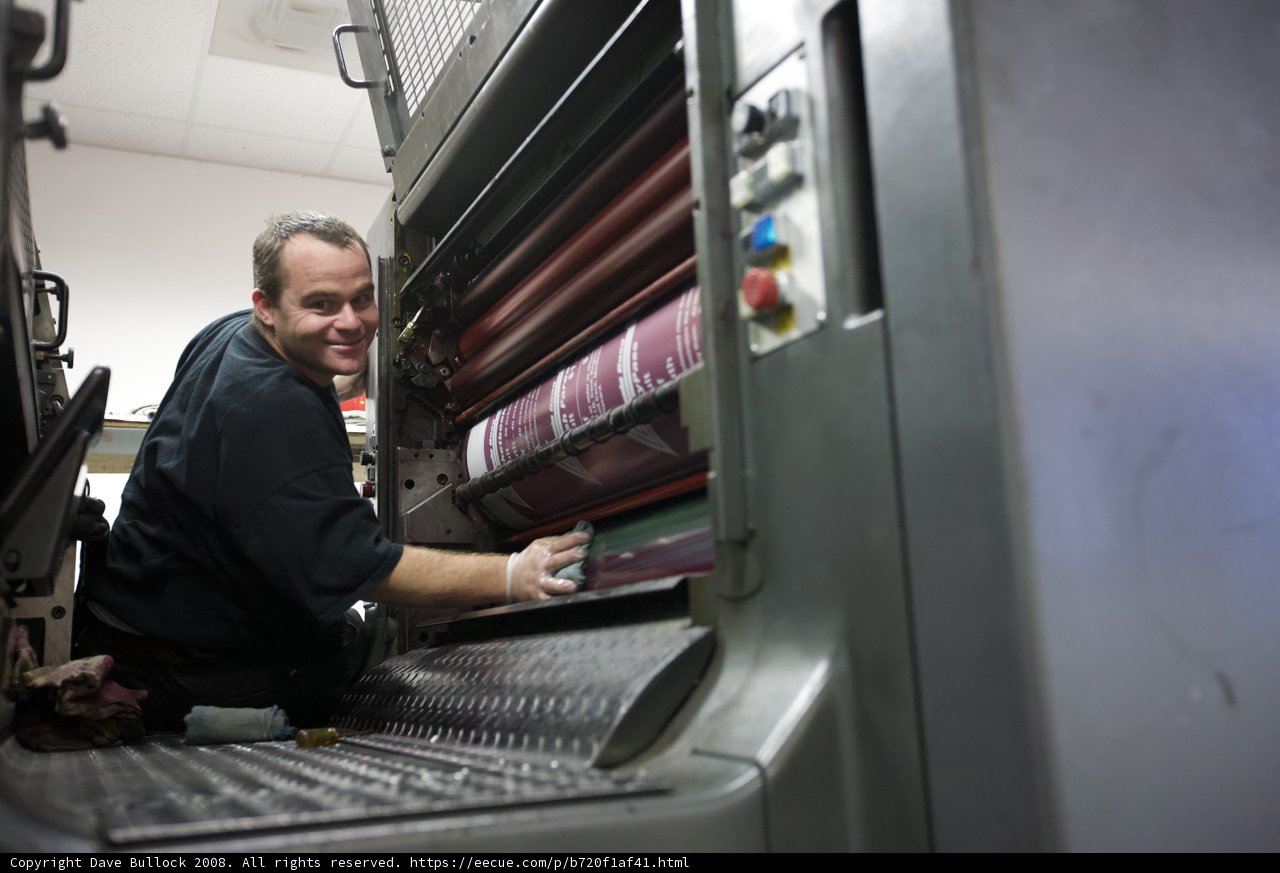 Printing Press in Action