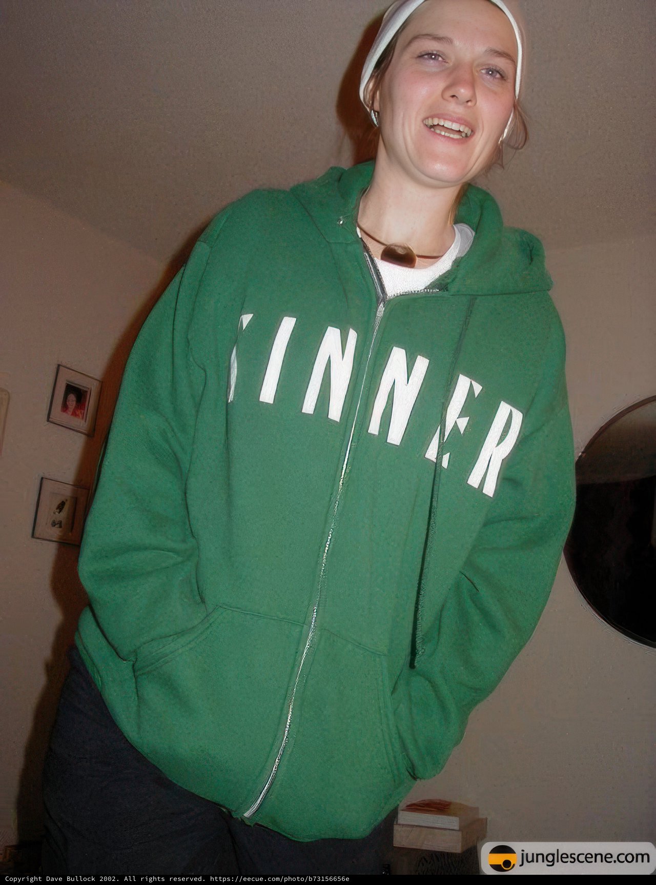 Green Hoodie Night