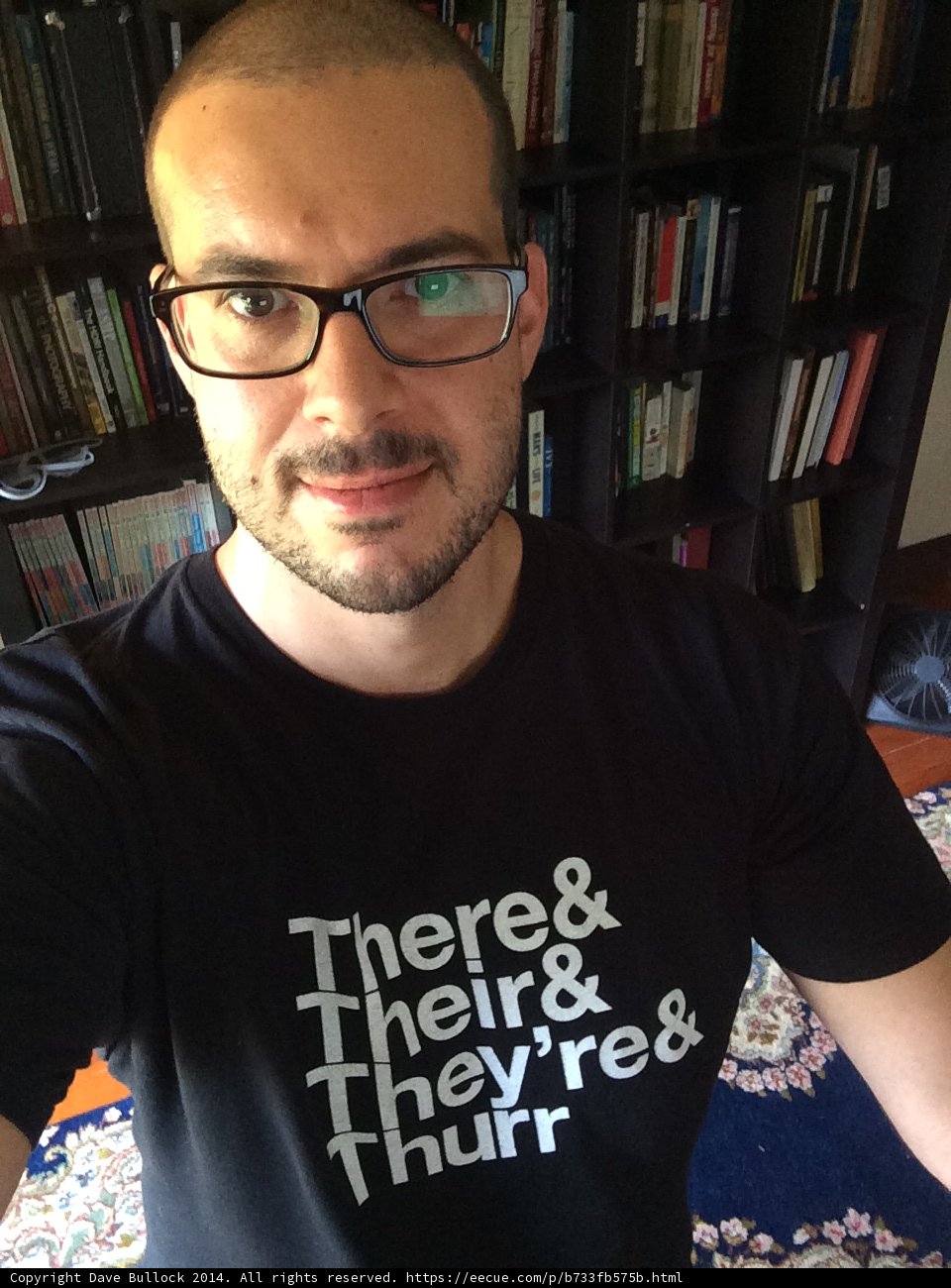 Dave B's Literary Selfie