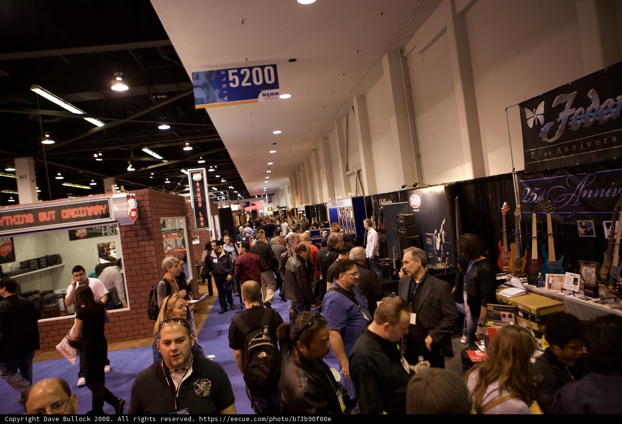 Massive Crowd at NAMM Convention