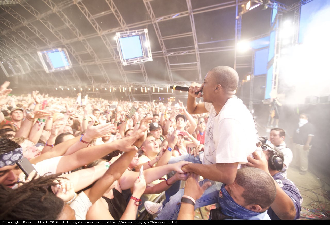 Rocking the Mic at Coachella