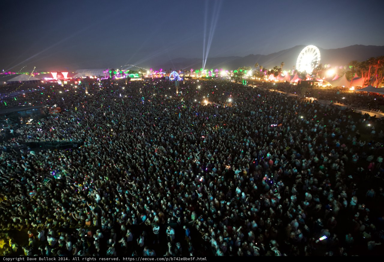 Rocking the Night Away at Coachella Music Festival