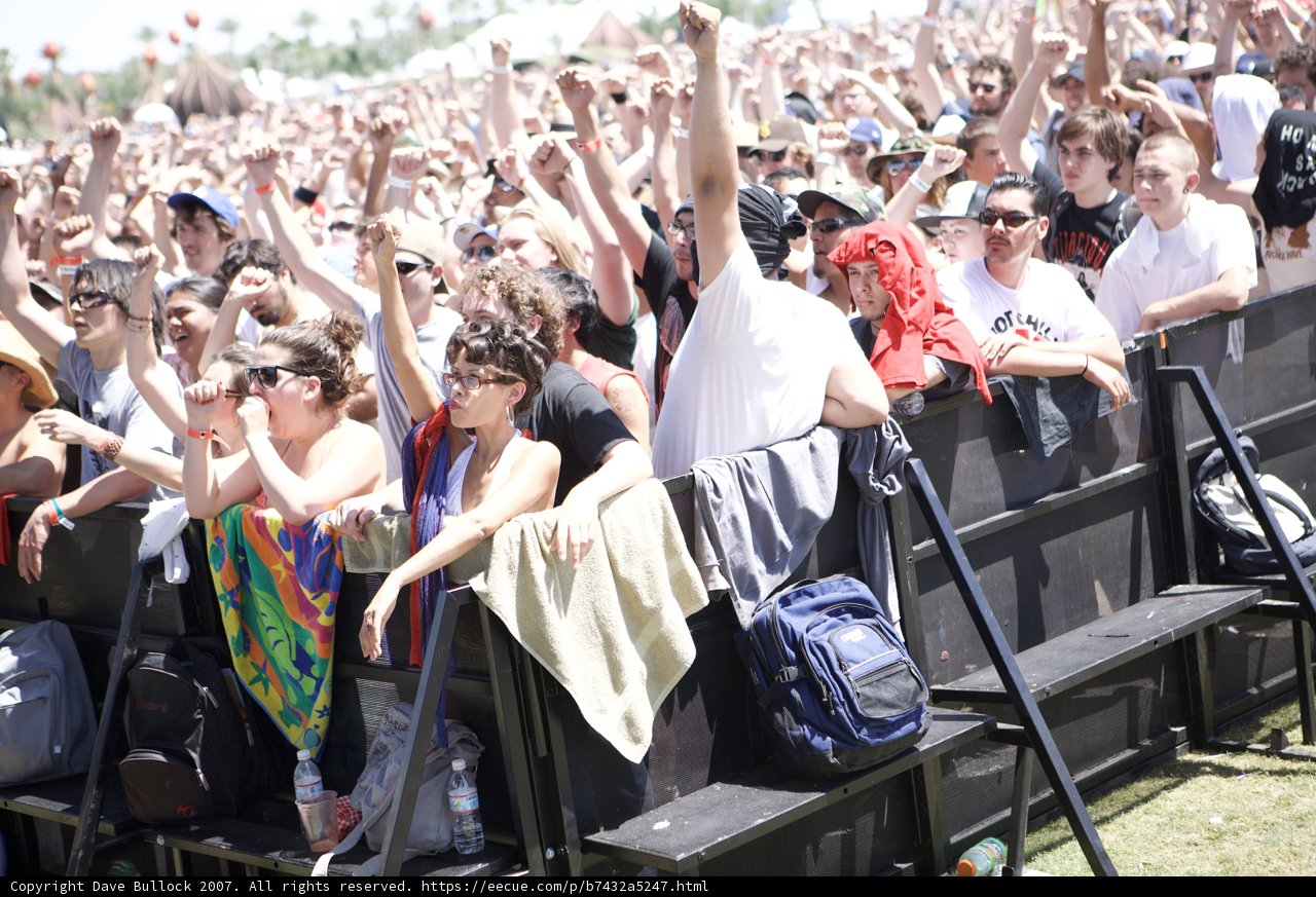 Coachella Music Festival: A Sea of Hands