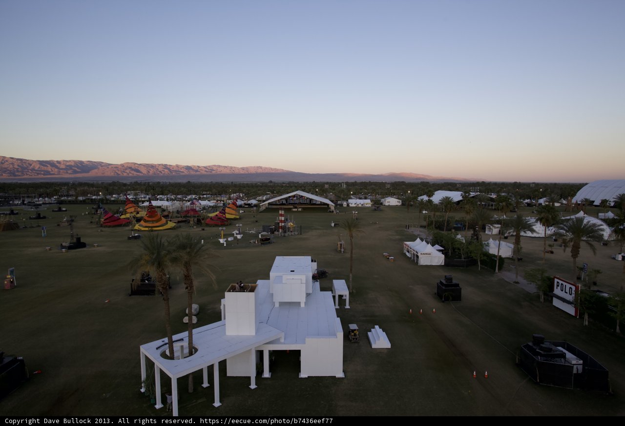 The Grand White Tent at Coachella
