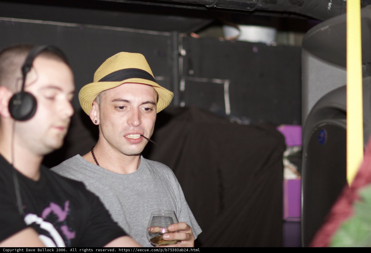 Three Men Enjoying a Summer Night Out