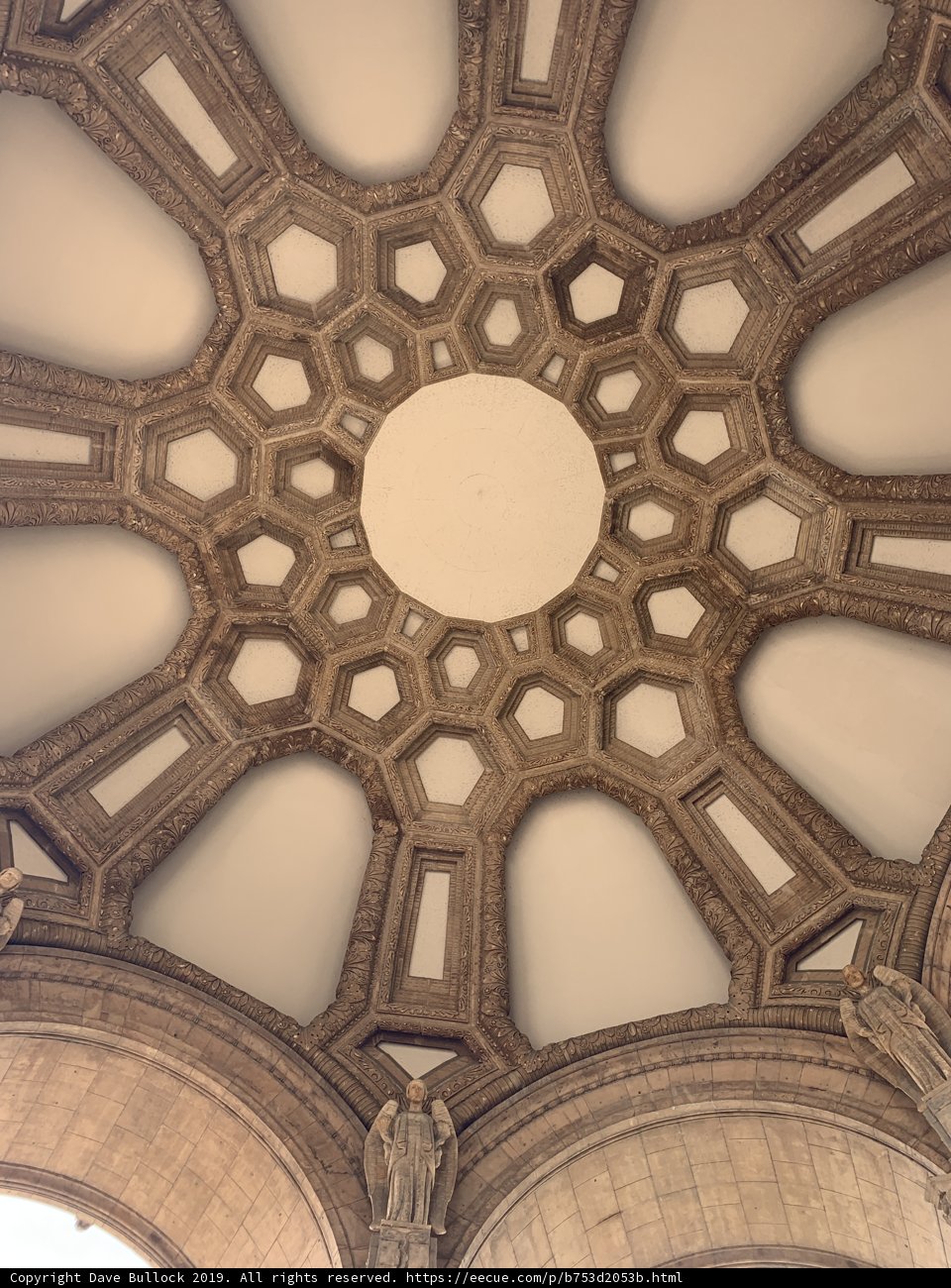 Palace of Fine Arts Cathedral Ceiling