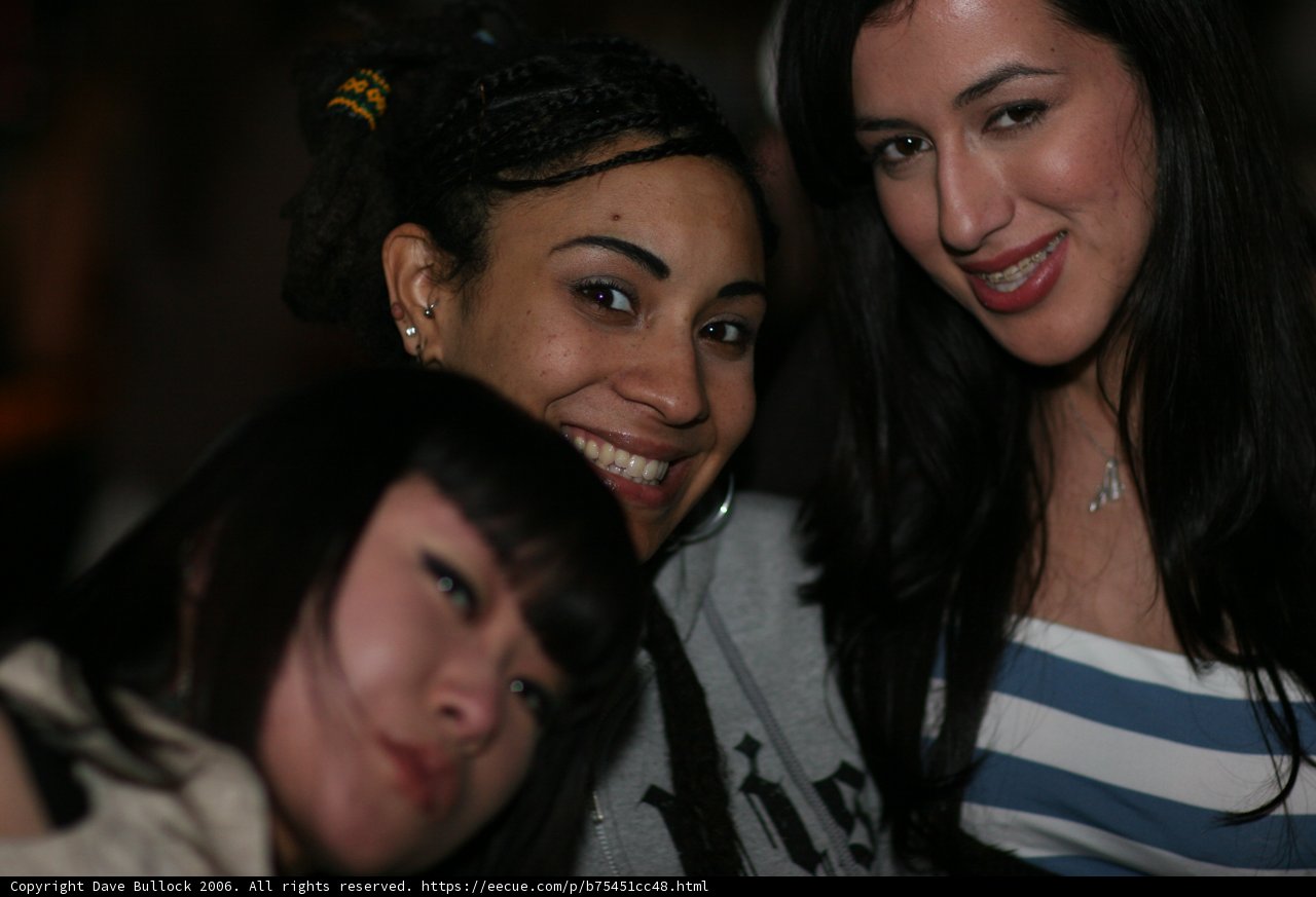 Three Happy Women Party in Style