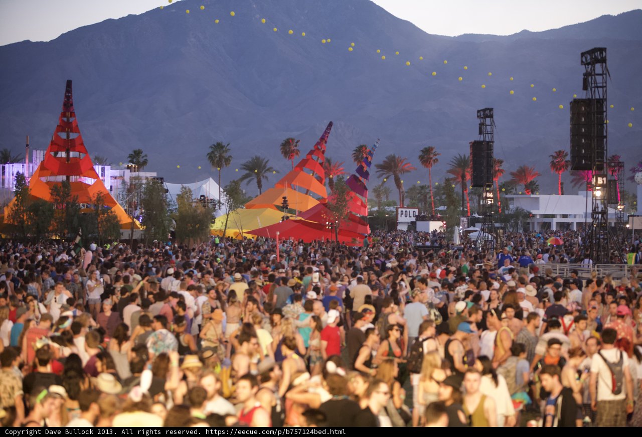 Coachella Concert Crowd