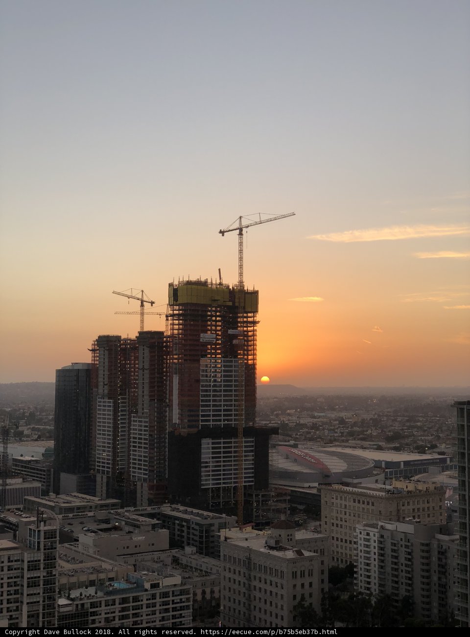 Urban Sunset on the Skyscraper