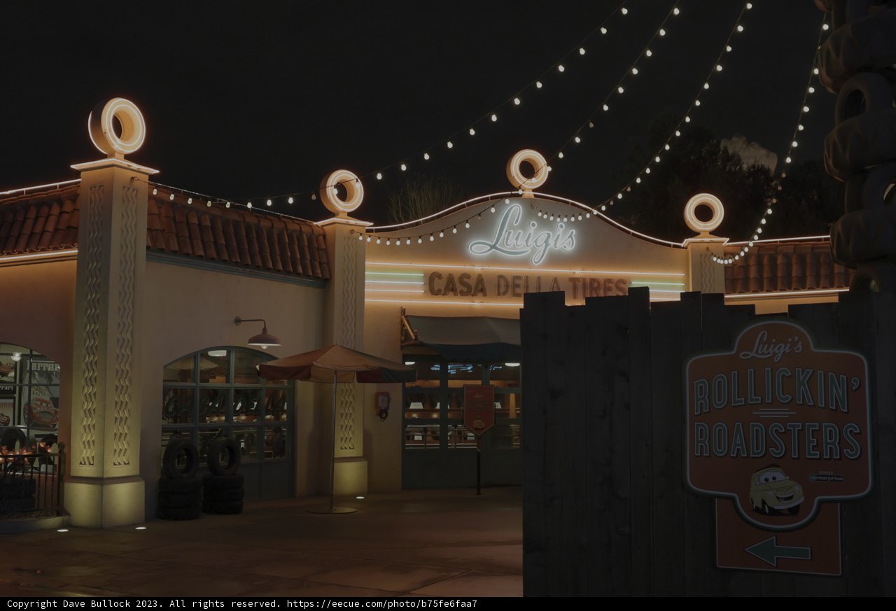 Nighttime Glow at the Urban Restaurant