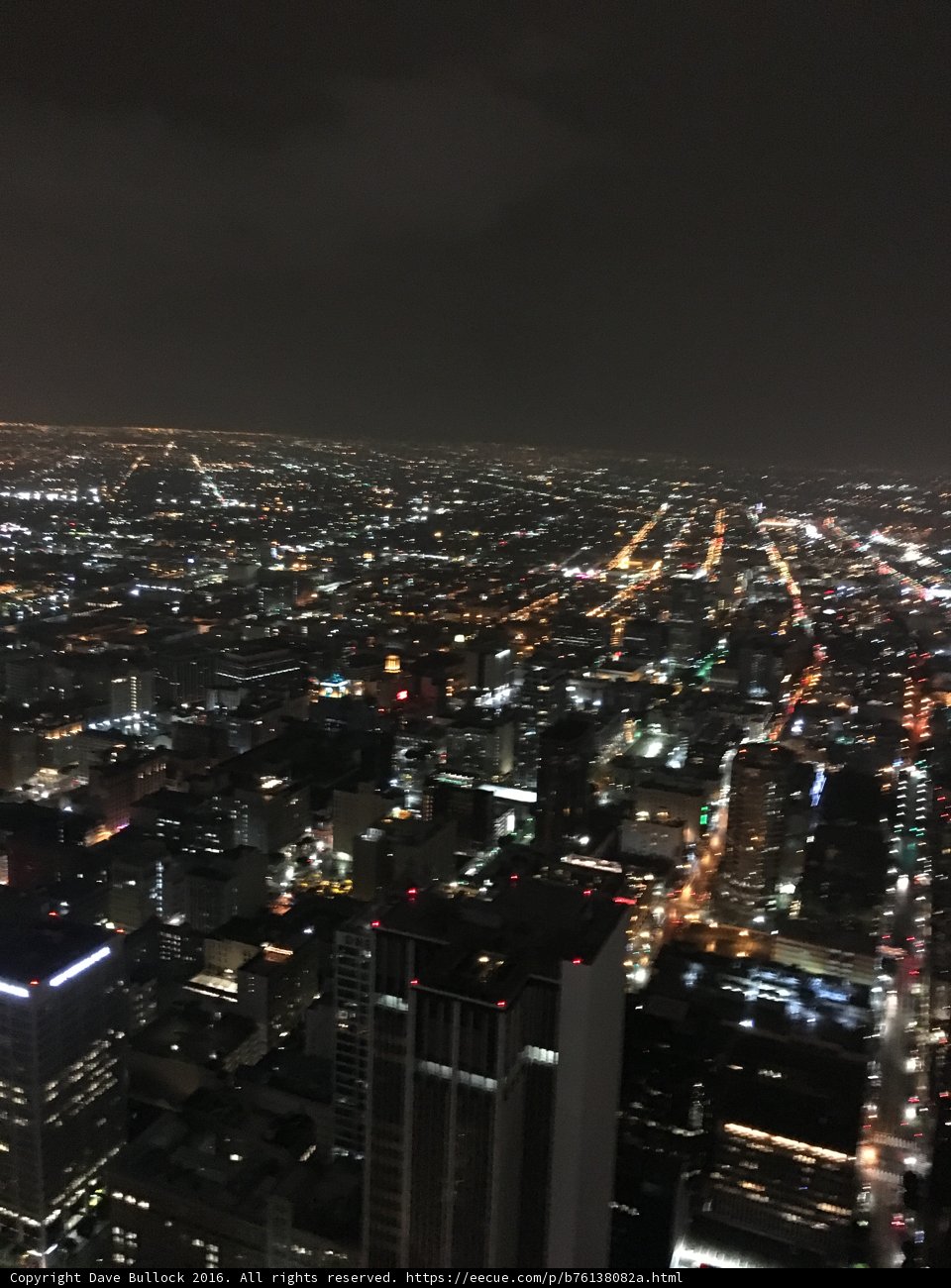 Nighttime Cityscape from Above