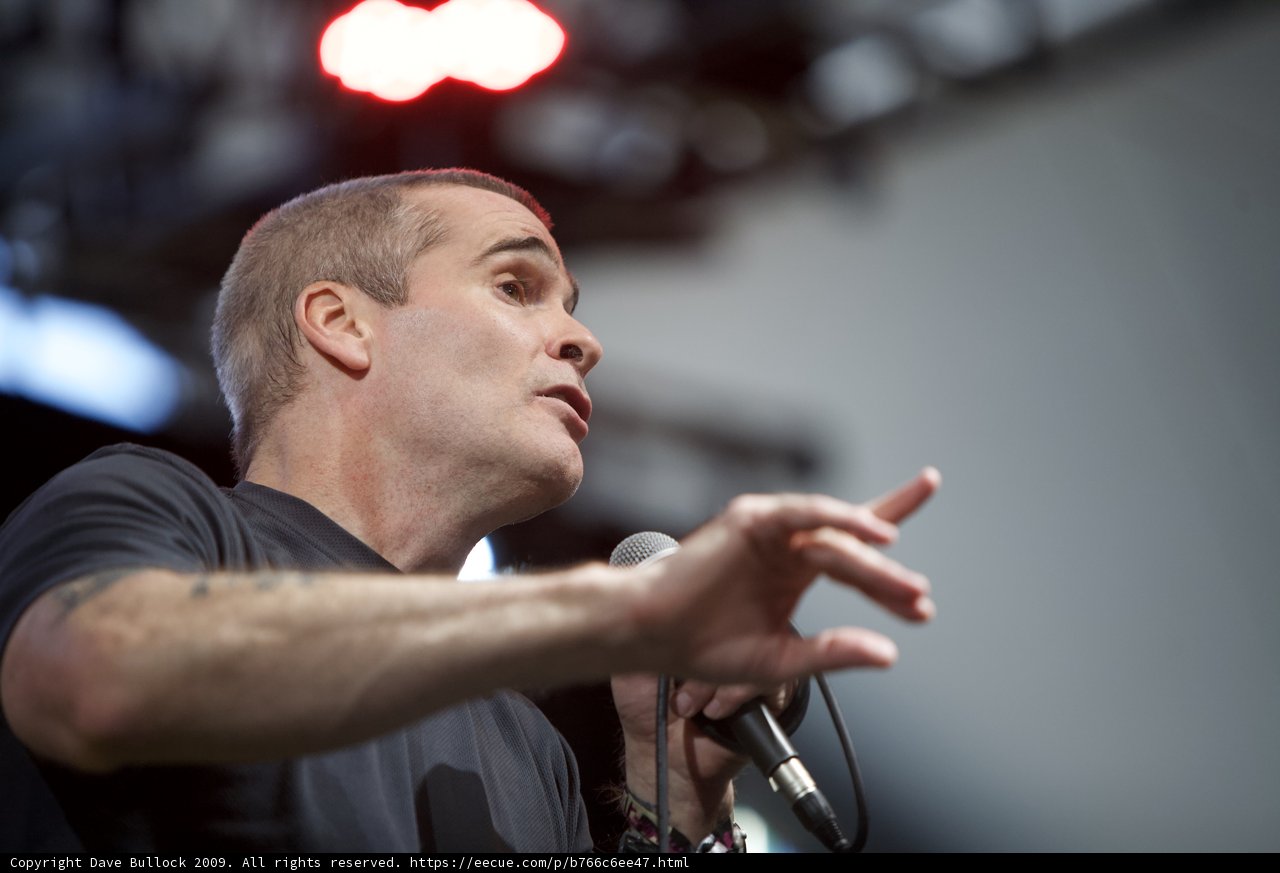 Henry Rollins Takes the Stage