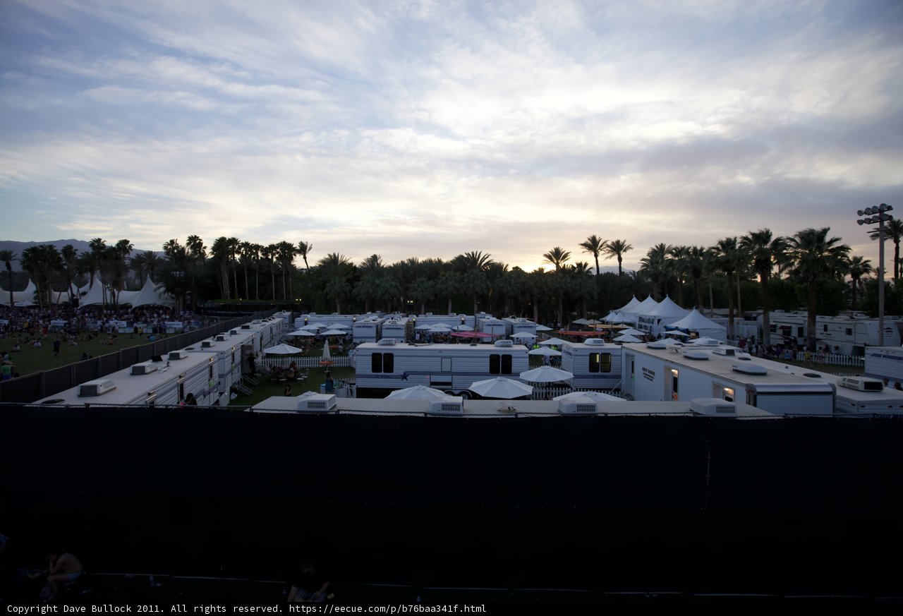 Sunset over the Campgrounds