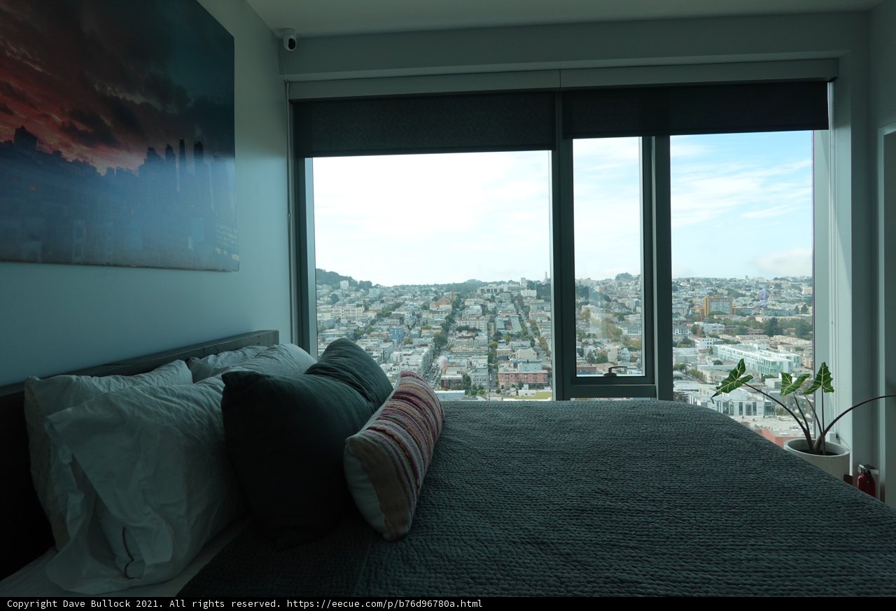 Urban Dreams Captured in a Bed