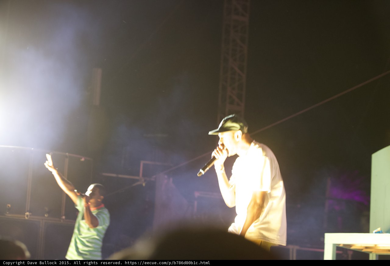 Tyler With Backup Performer