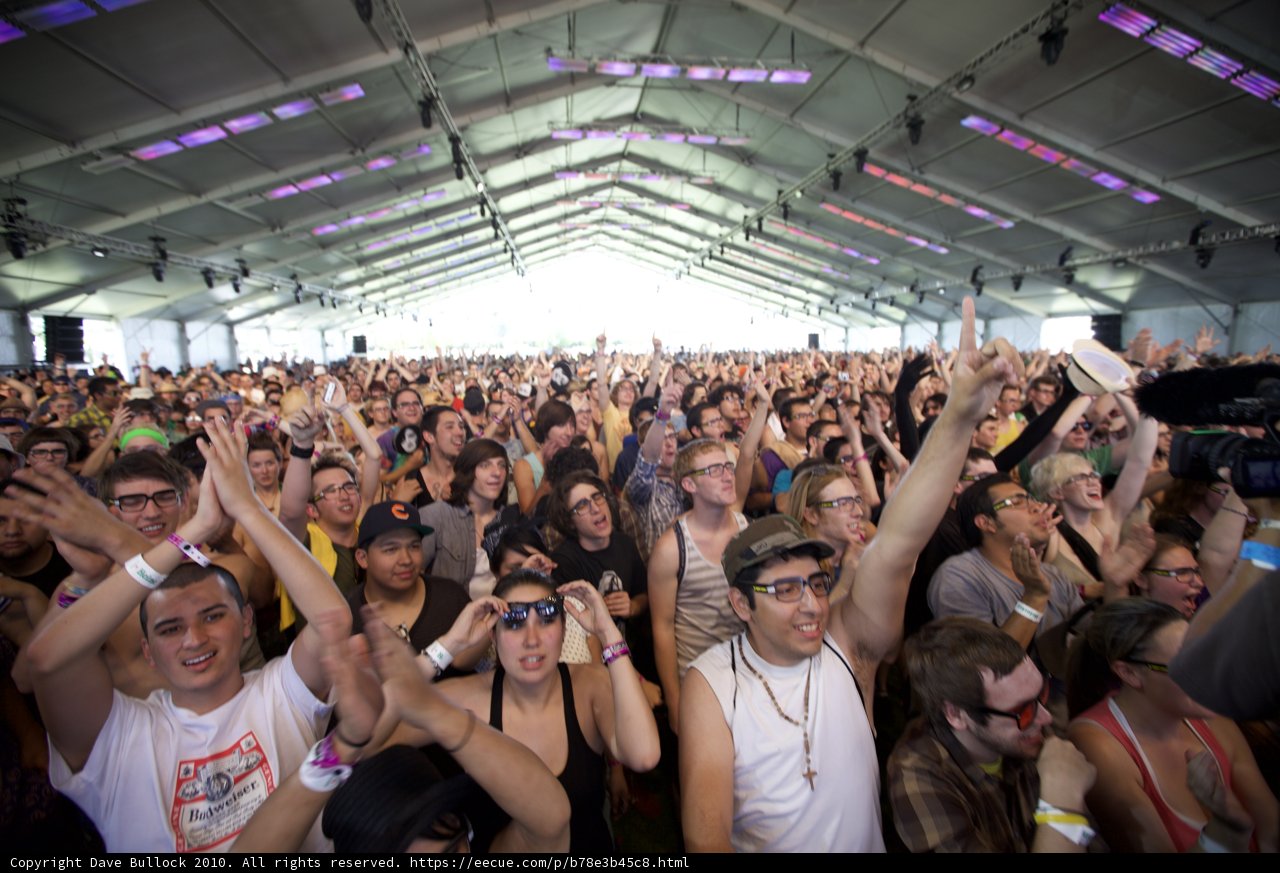 Urban Crowd at Cochella Music Festival