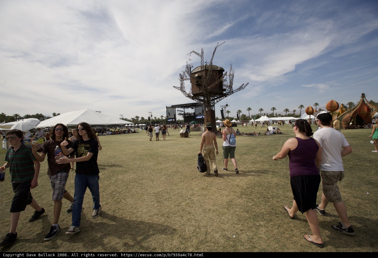 Walking through Coachella