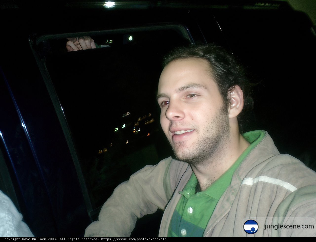 Green Shirted Man Portrait