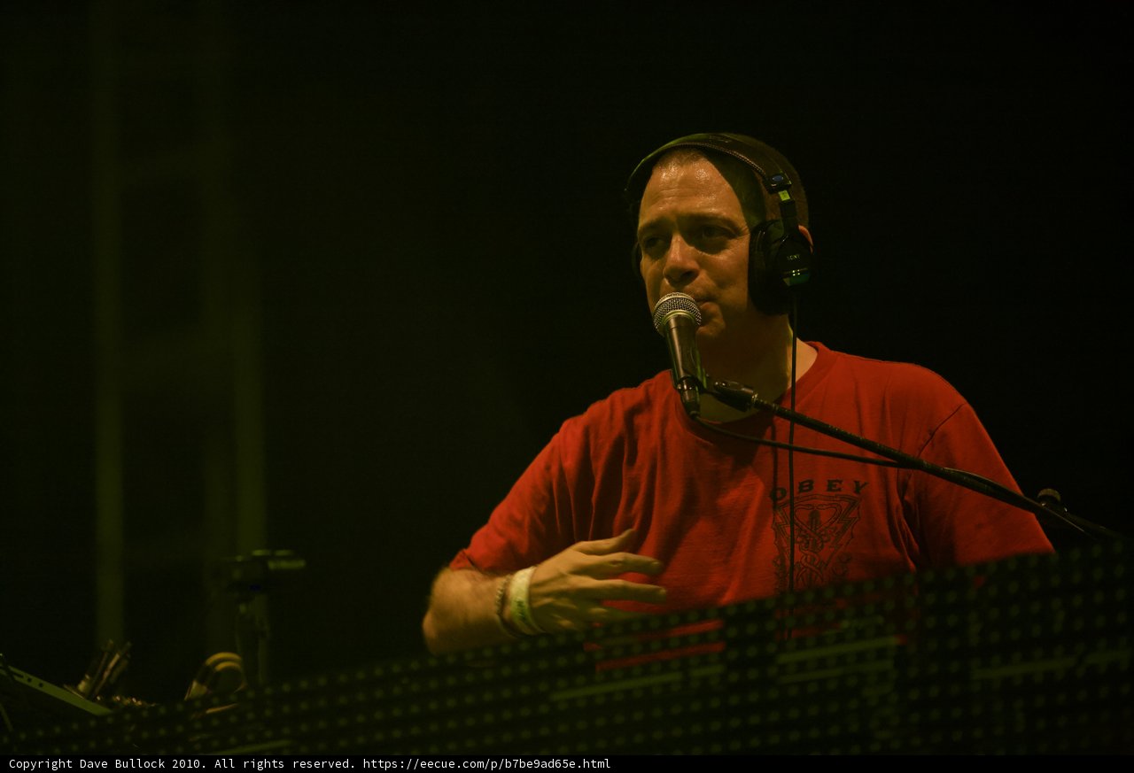 Man in Red Shirt Rocks the Stage at Coachella