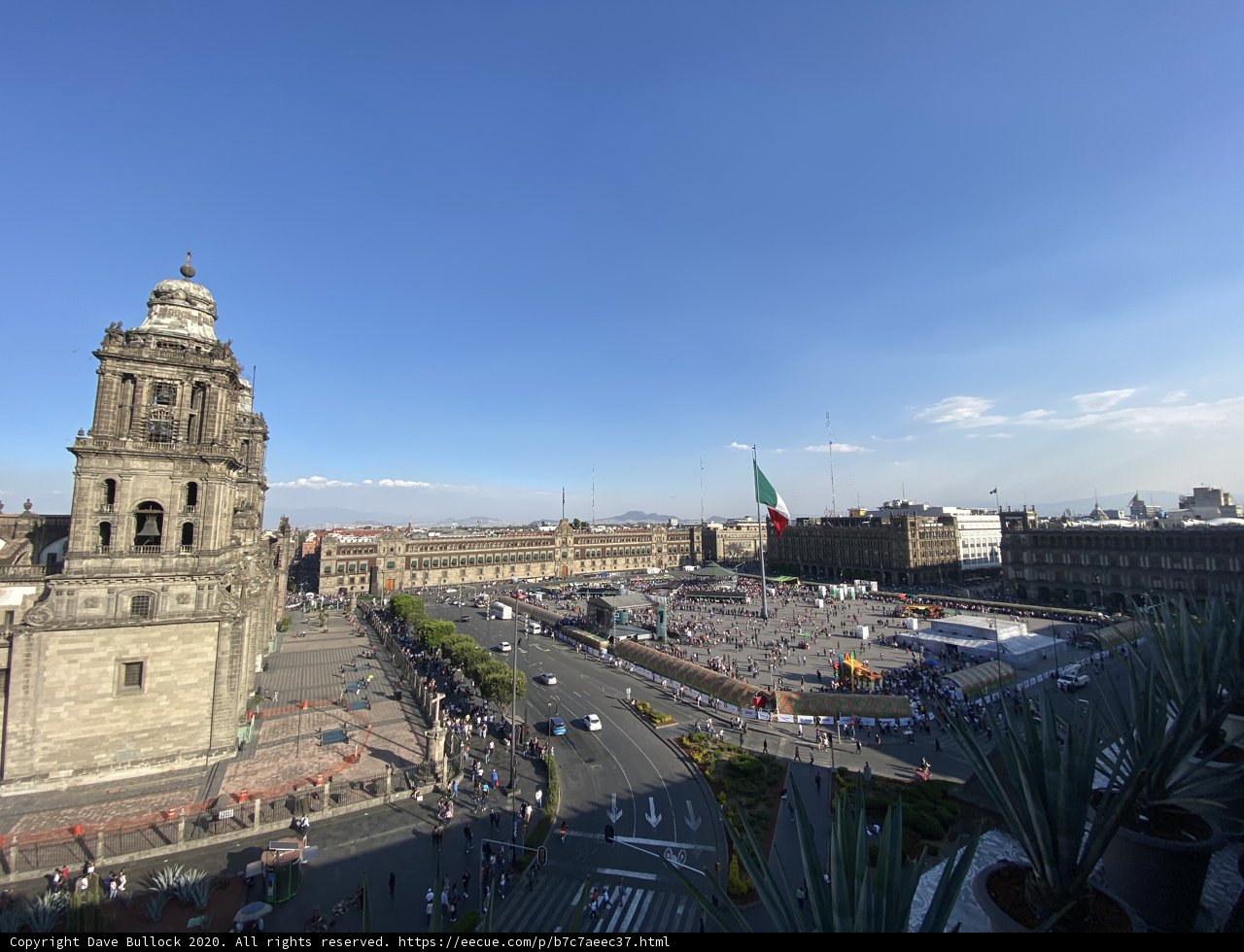 A Bird's Eye View of Cuauhtémoc, Mexico
