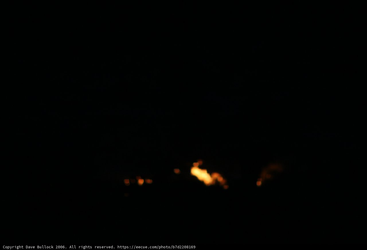 Blaze in the Night Sky