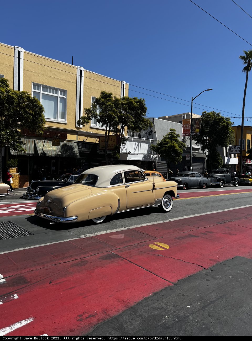 Vintage Sports Car in the City