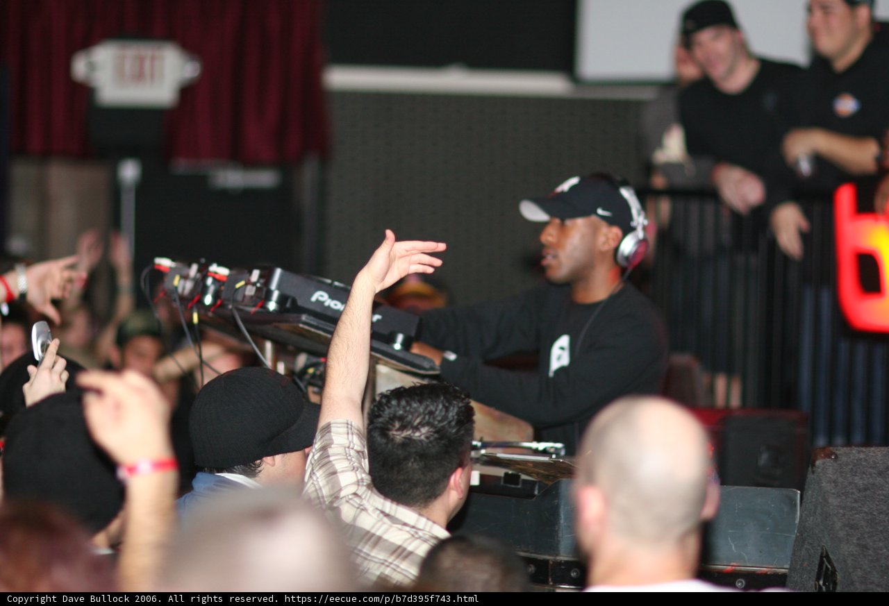 The Deejay Gets the Crowd Pumped