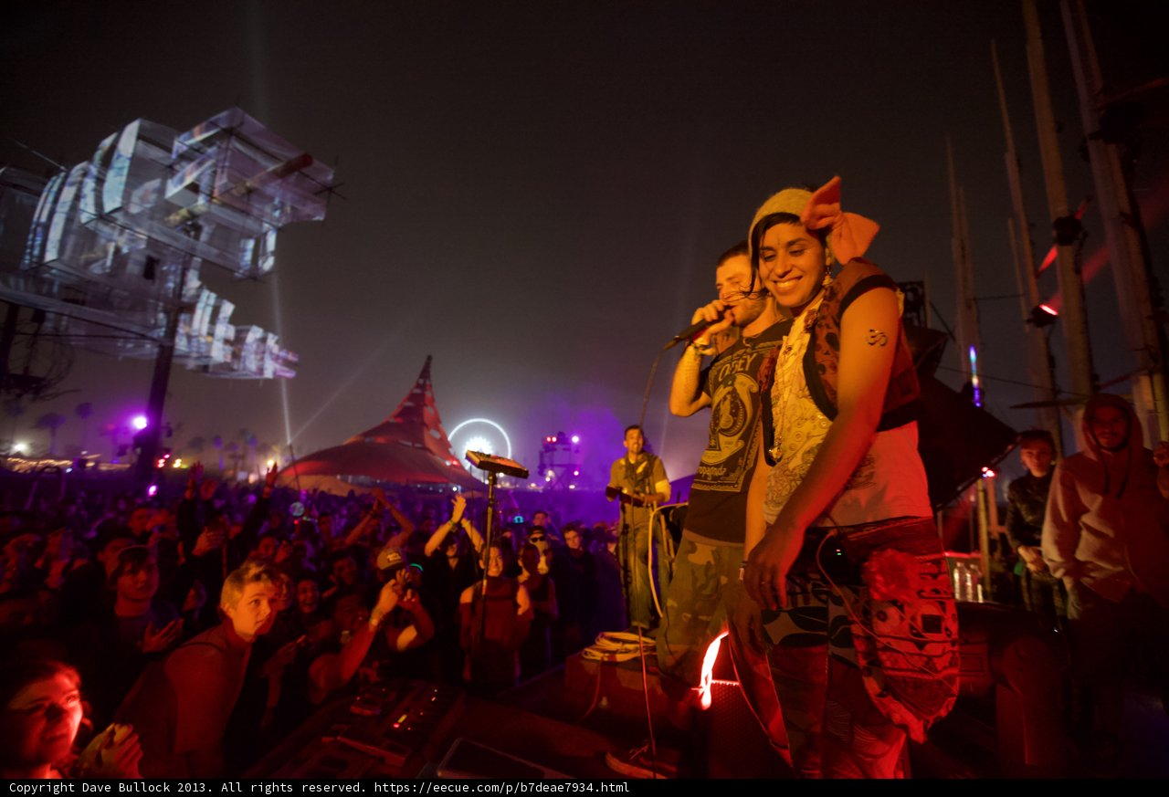 Night-time Performance at Coachella