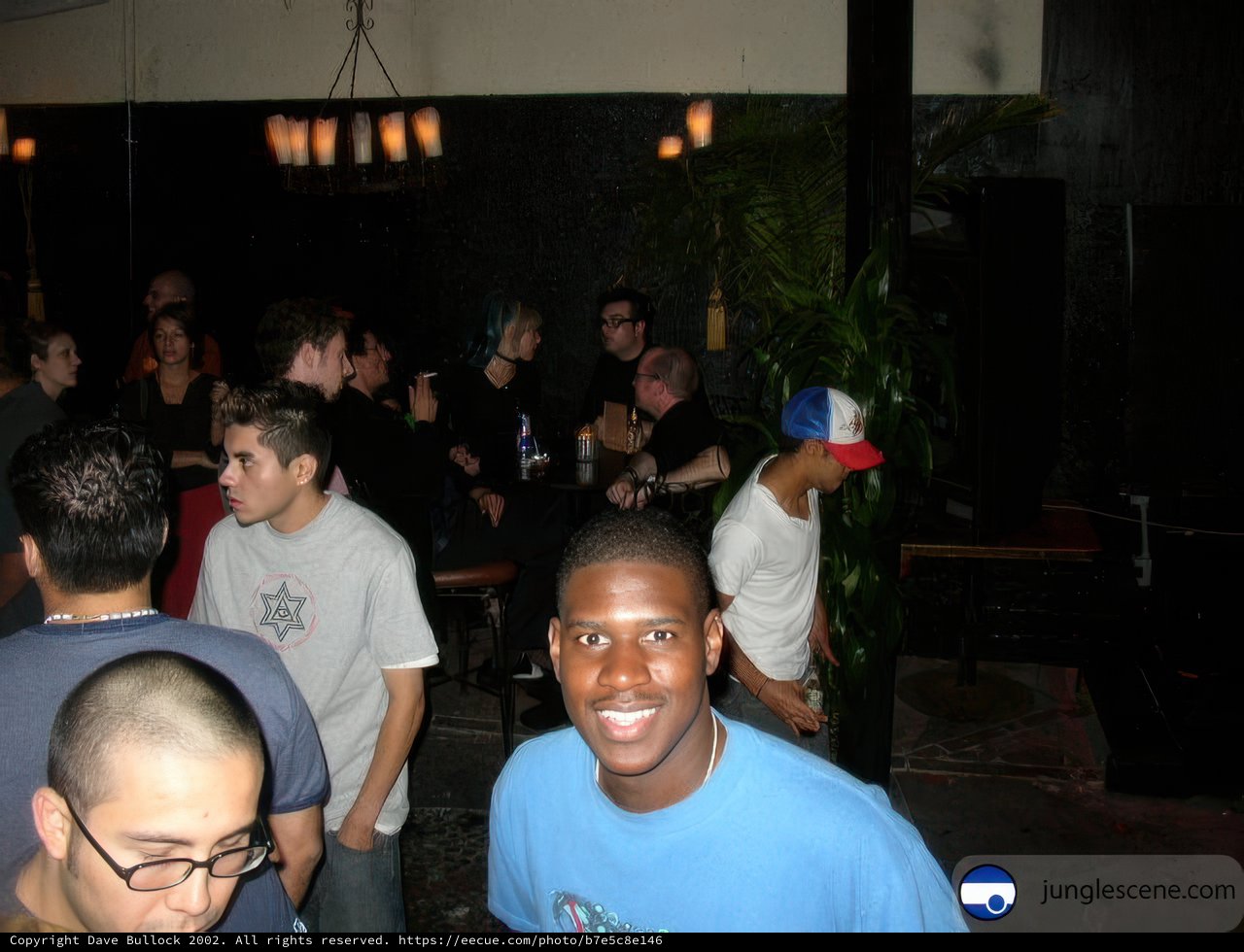 Nightclub Party with a Happy Guest