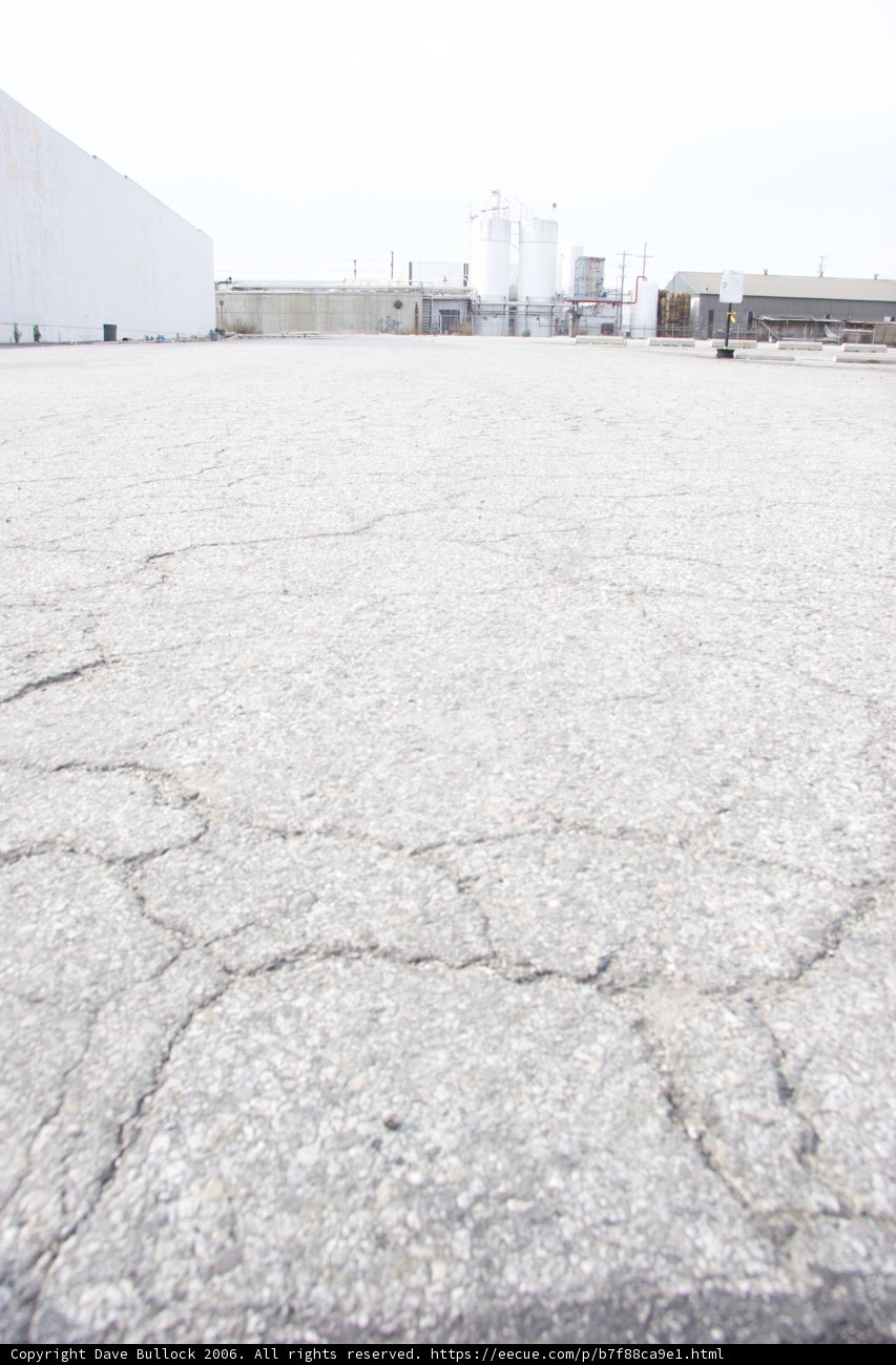 Cracked Pavement