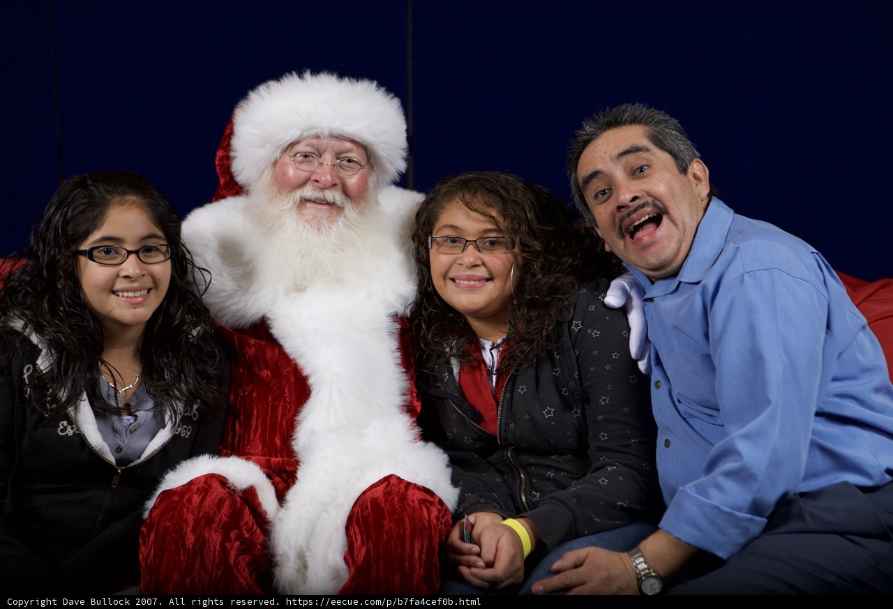 A Merry Christmas with Santa and Family