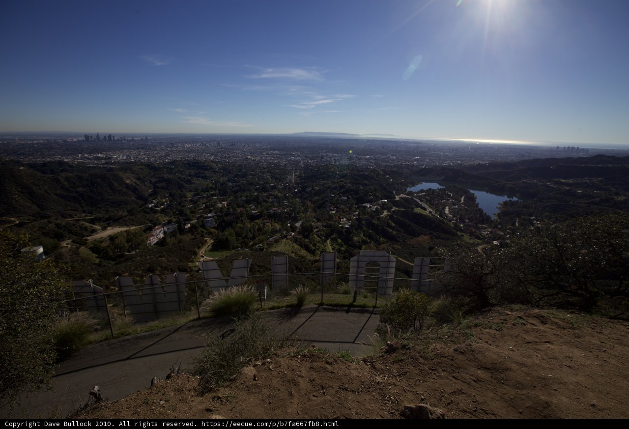 Hollywood Hills bask in the sun's radiance