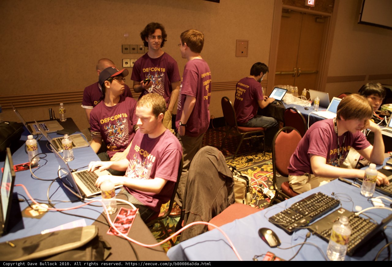Working Hard at Defcon 18