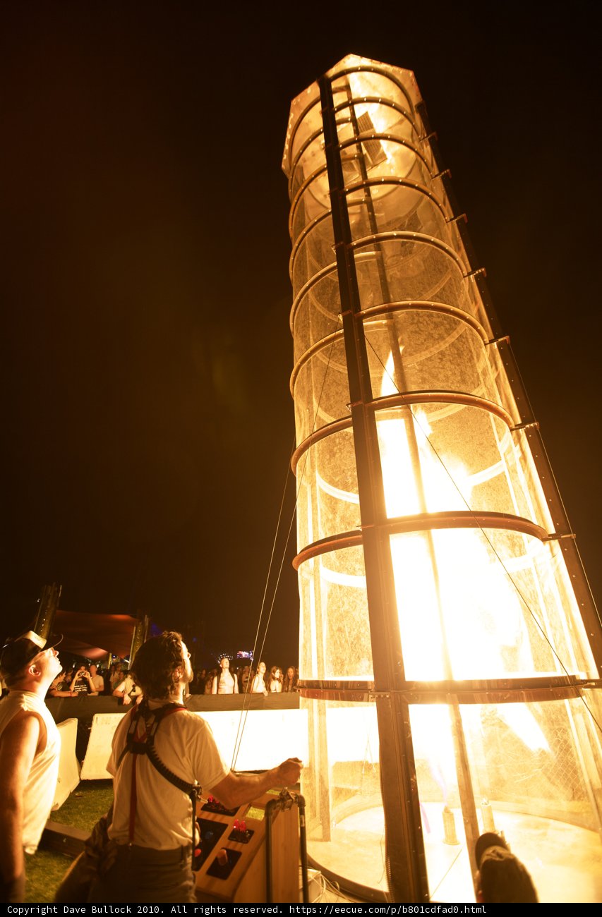 Man Braving the Flames