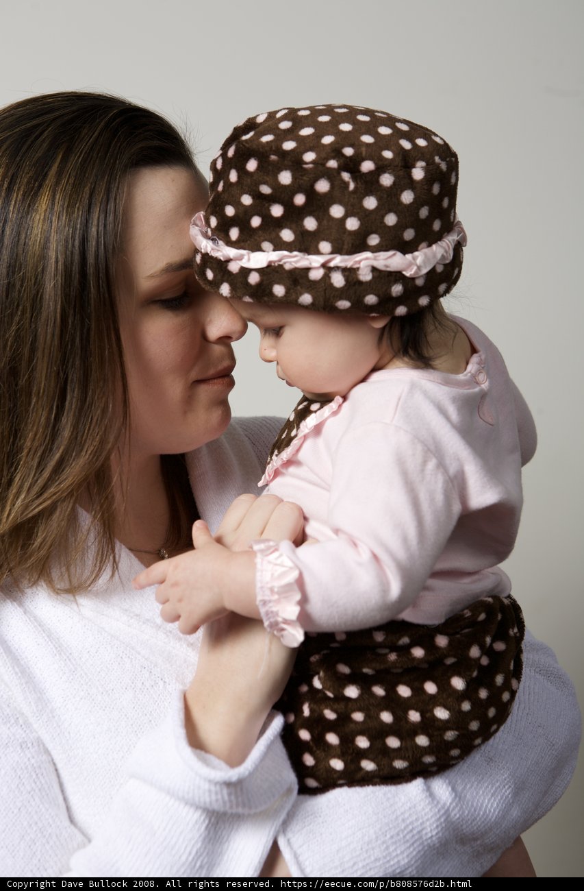 Mother and Child in Polka Dots