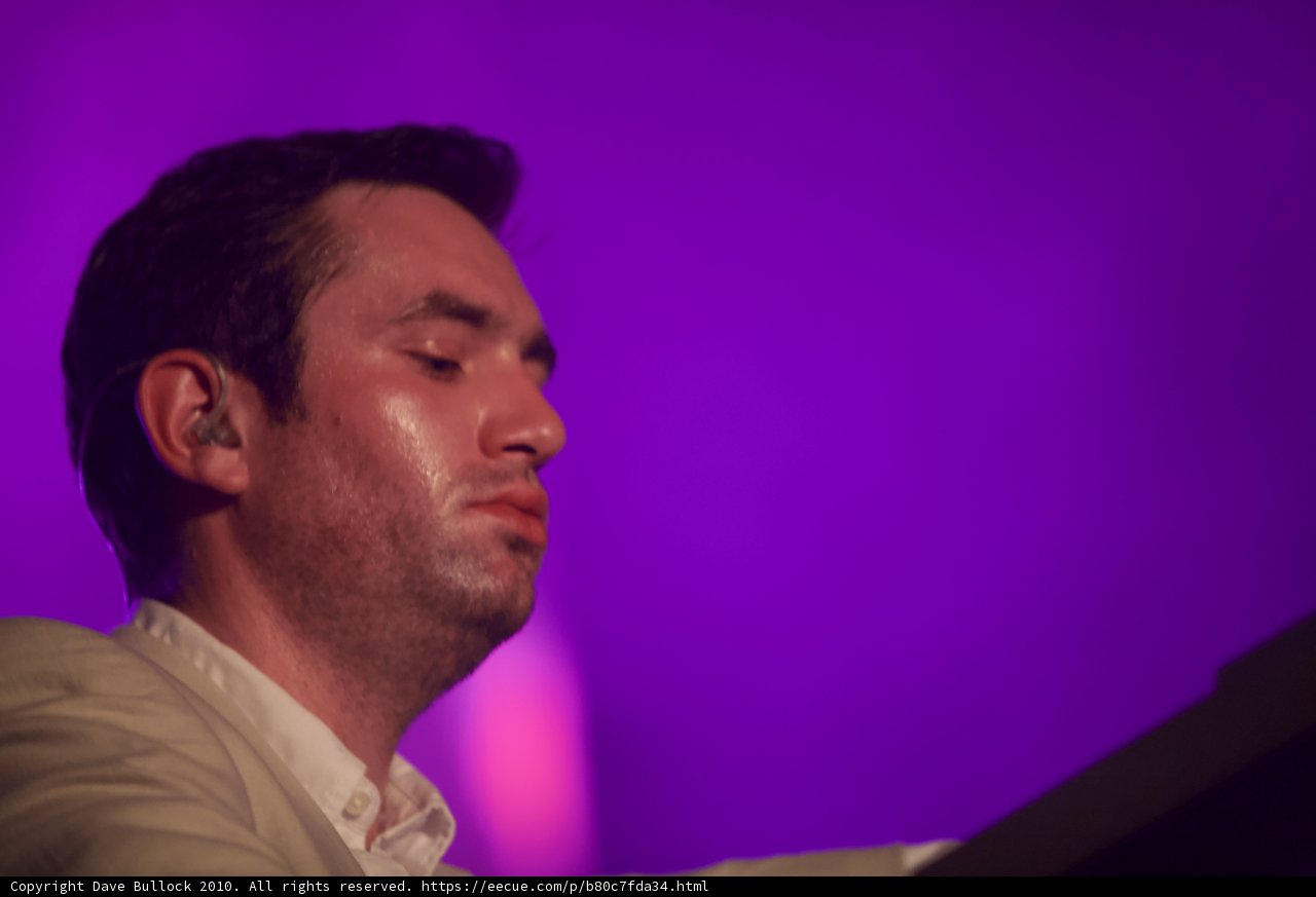 Piano Man in Purple