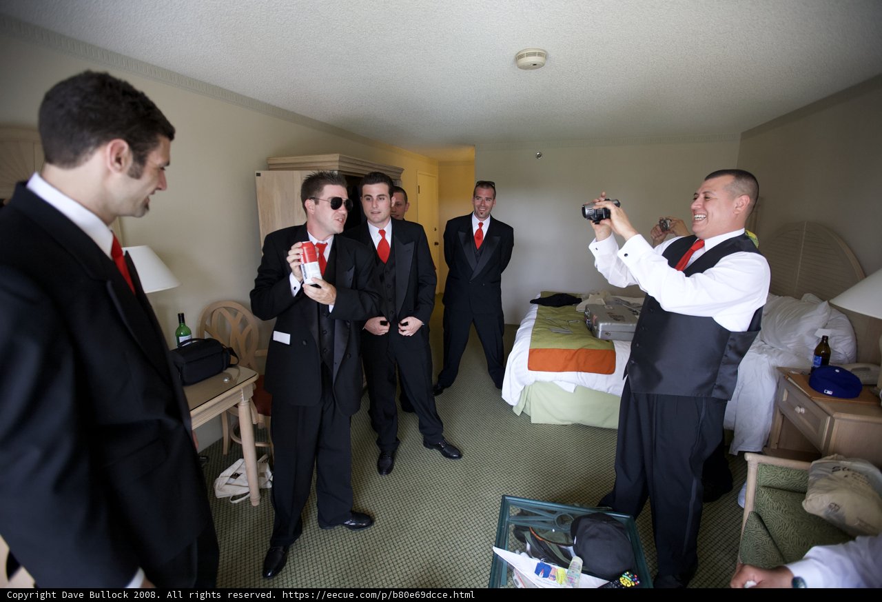 A Formal Gathering in the Hotel Room