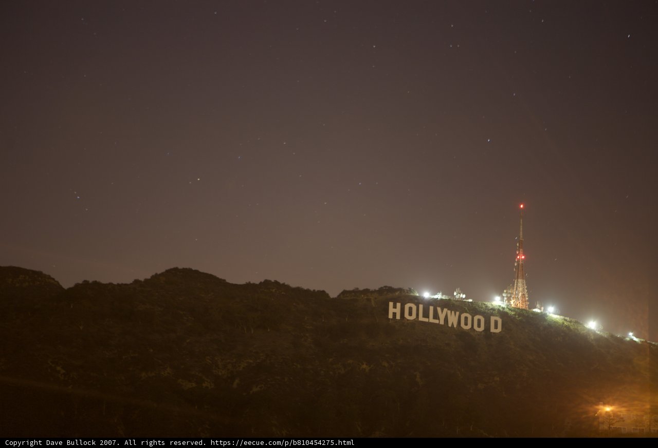 Hollywood Nightscape