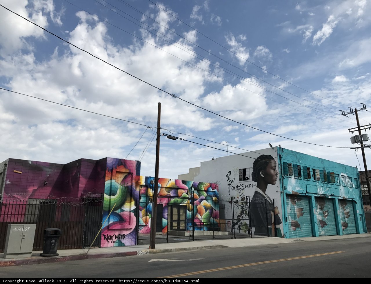 Artistic Graffiti on an Urban Building