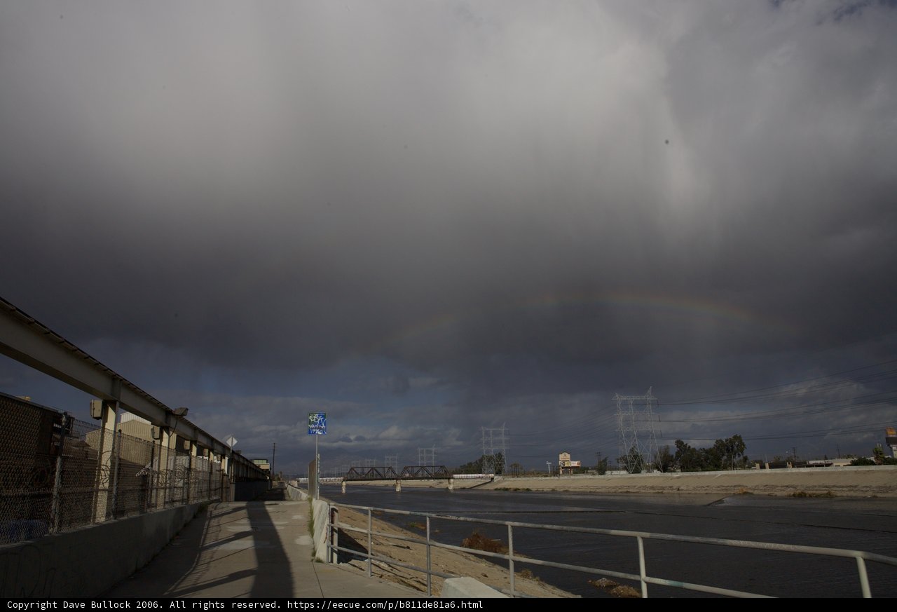 Rainbow over San Diego River