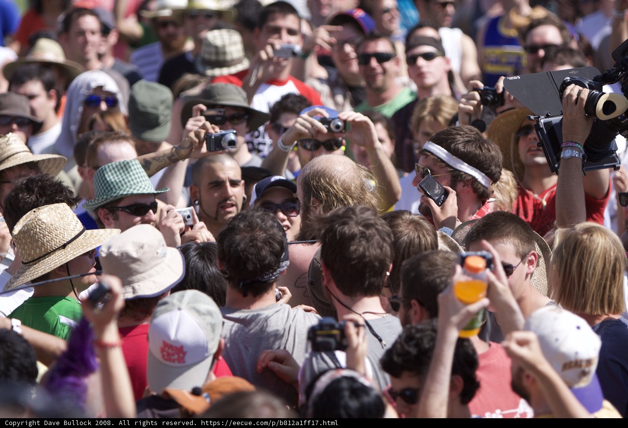 Snap-Happy Crowd