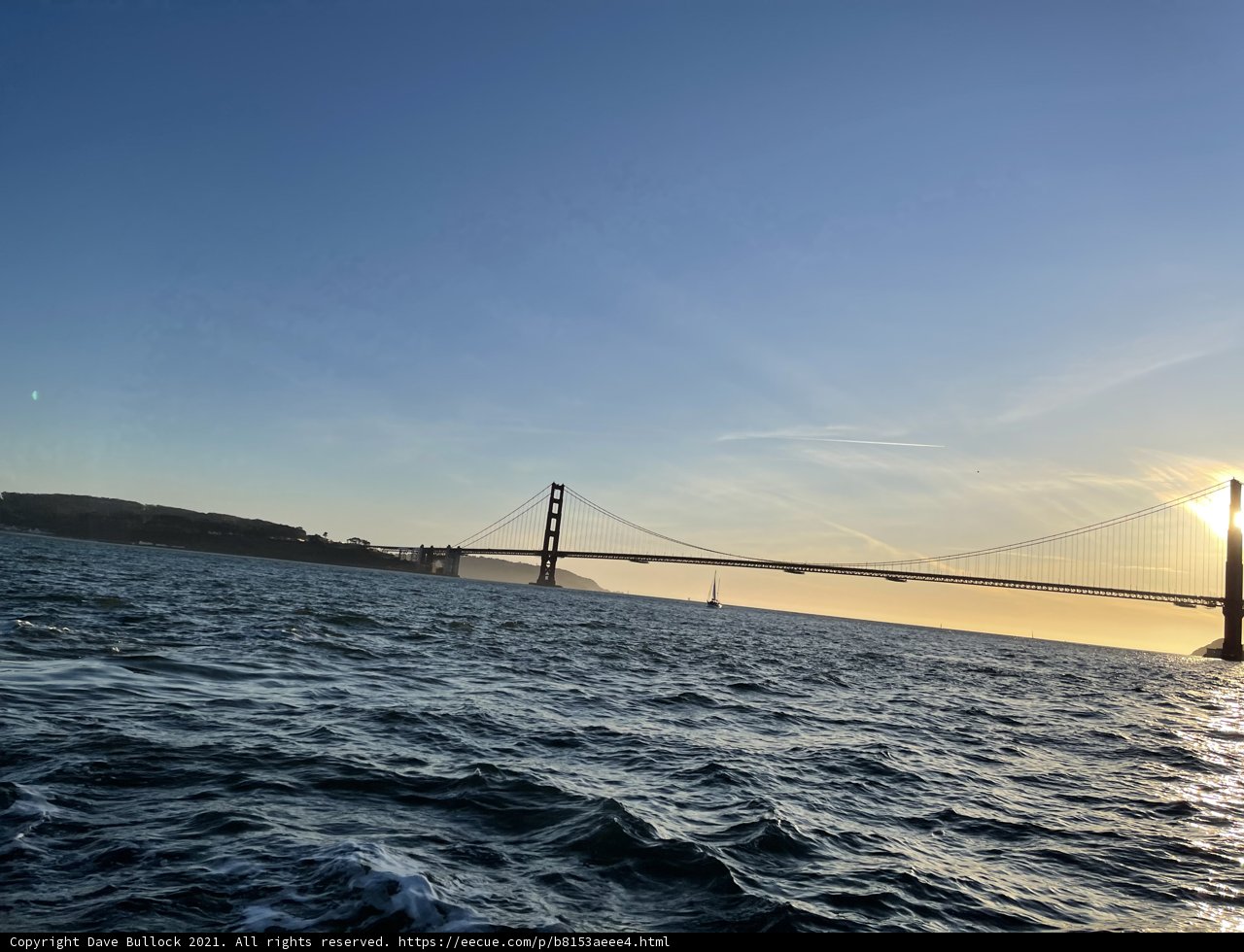 Golden Sunrise over the Bay Bridge