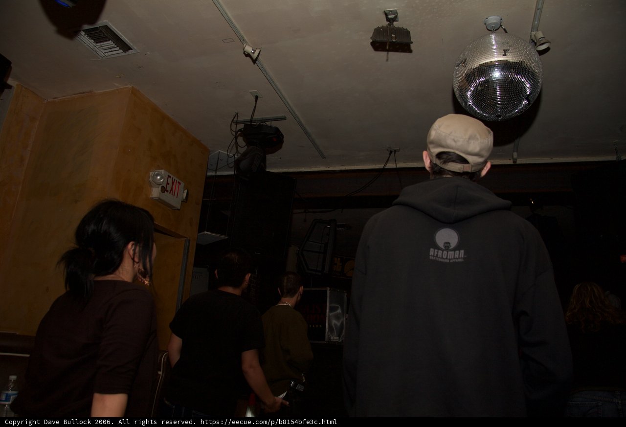 Black Hoodie at the Disco Ball