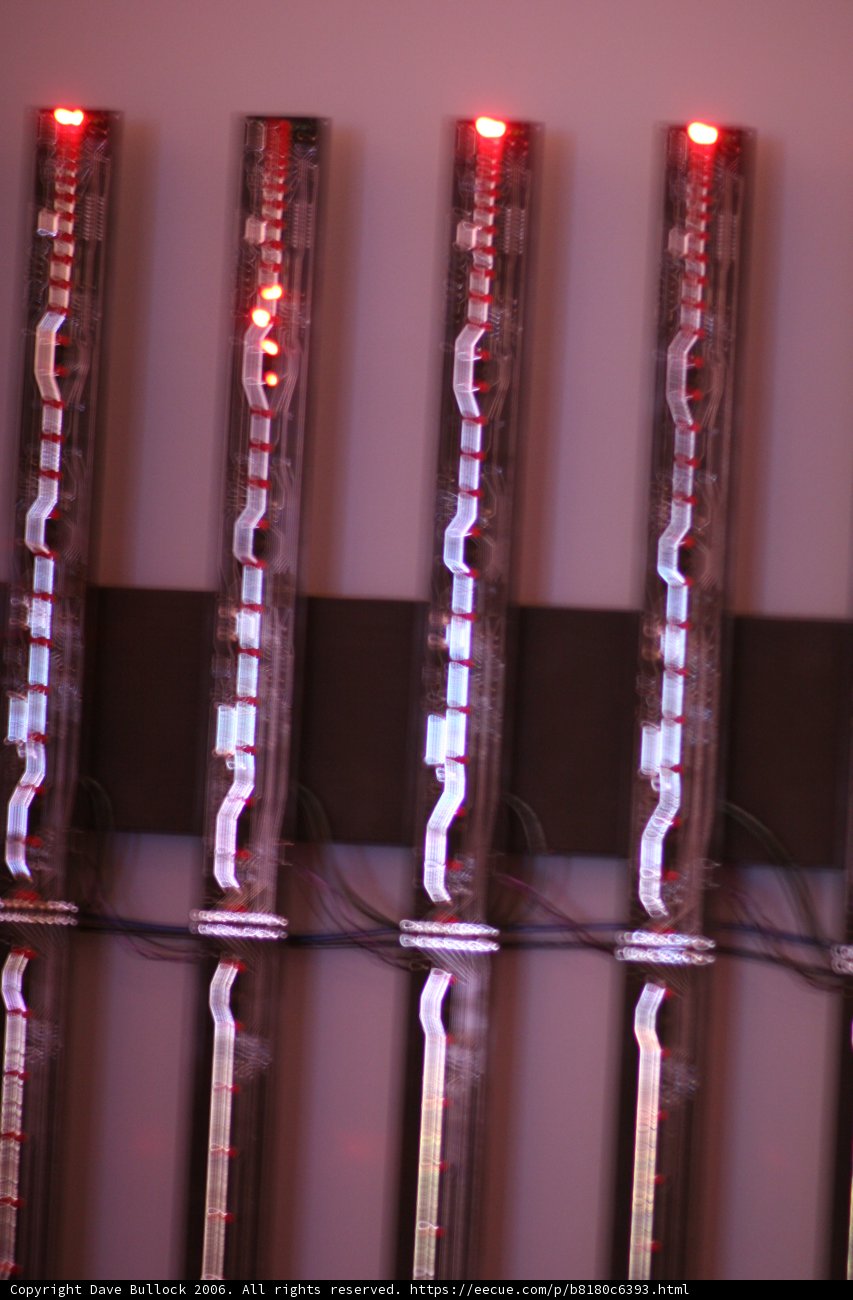 Black and Red Light Array