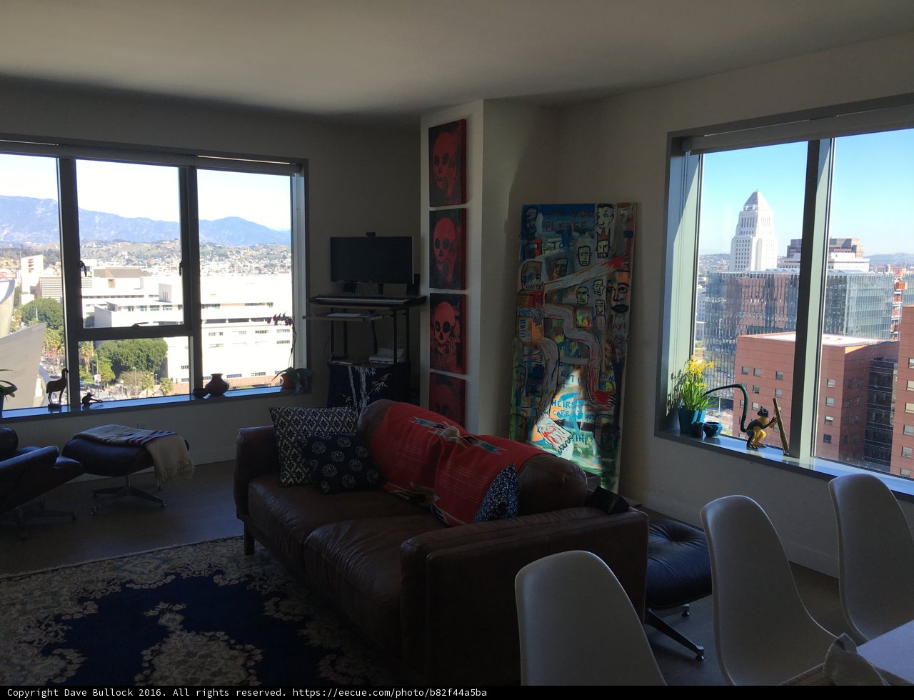 Comfortable Living Room with a View