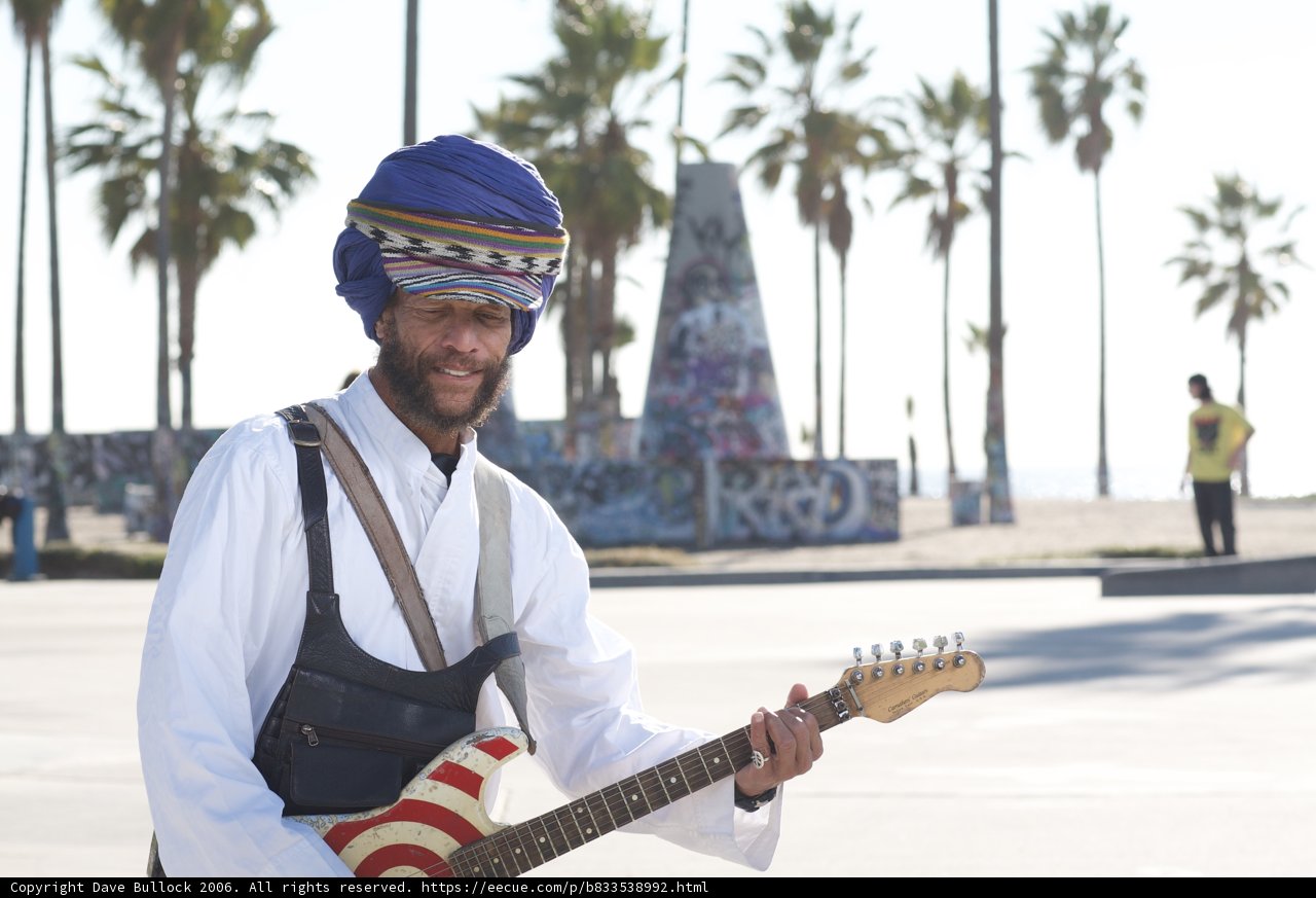 Musician in a Turban with a Guitar