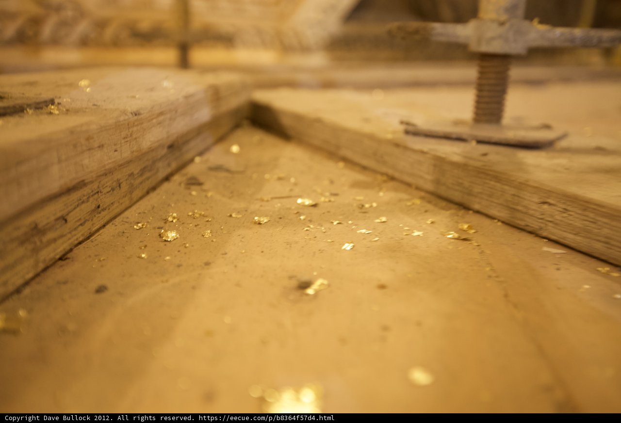 A Glittering Plywood Floor